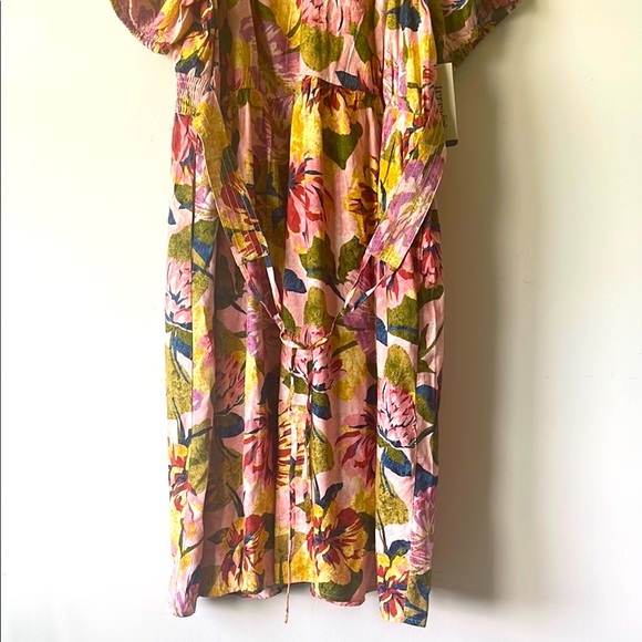 Terra & Sky Pink Brown Dolman Sleeve Sundress - Picture 5 of 7